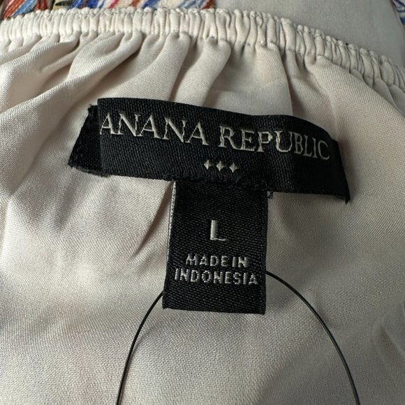 Banana Republic Women's‎ Cross-Back Camisole Blouse, Size Large, Almond Amaretto - Picture 7 of 9